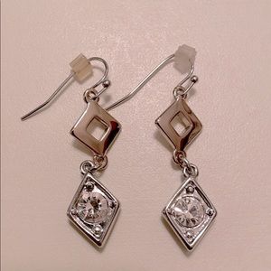 Earrings, Silver/Gold Toned